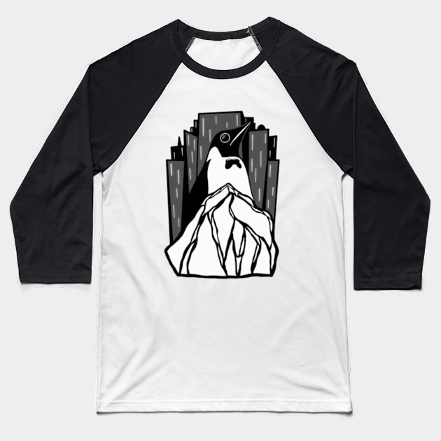 Penguin’s Iceberg Lounge Baseball T-Shirt by Jamie Collins